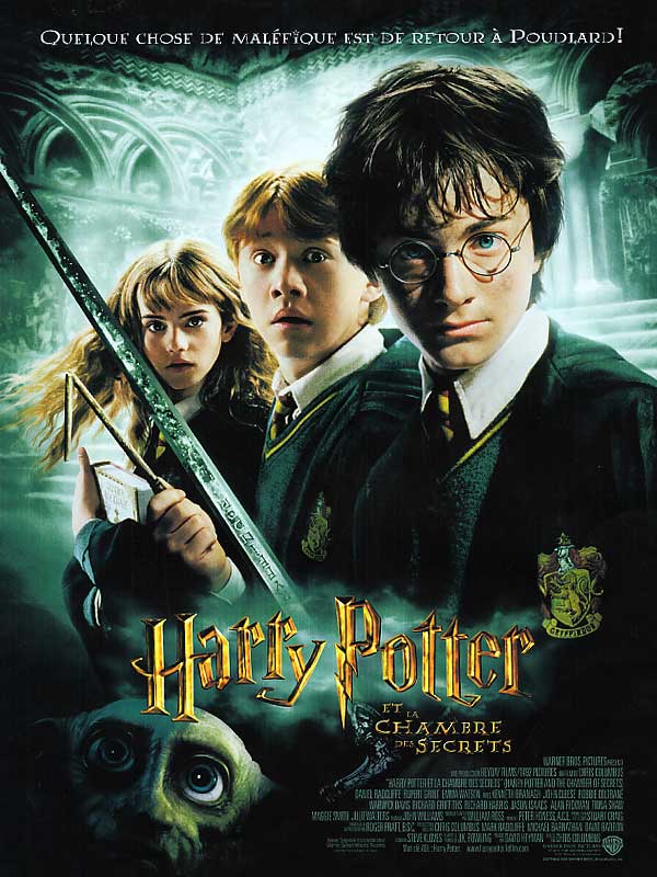 Jaquette Harry Potter et la chambre des secrets