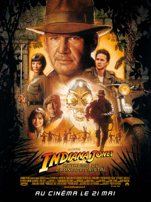 Jaquette Indiana Jones et le royaume du crâne de cristal