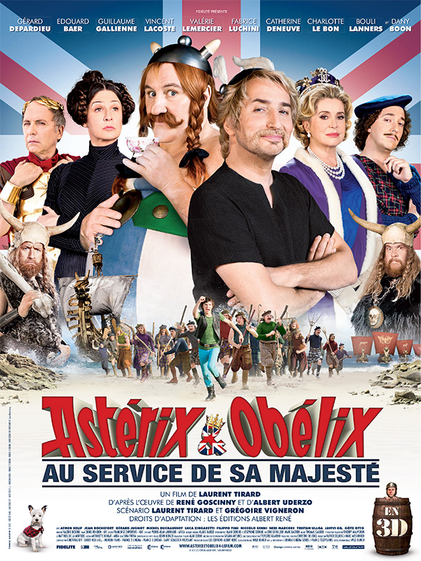 Jaquette Astérix et Obélix : au service de Sa Majesté