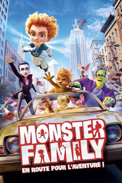 Jaquette Monster Family : En route pour l'aventure !