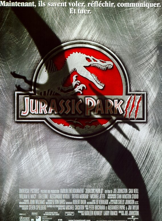 Jaquette Jurassic Park III