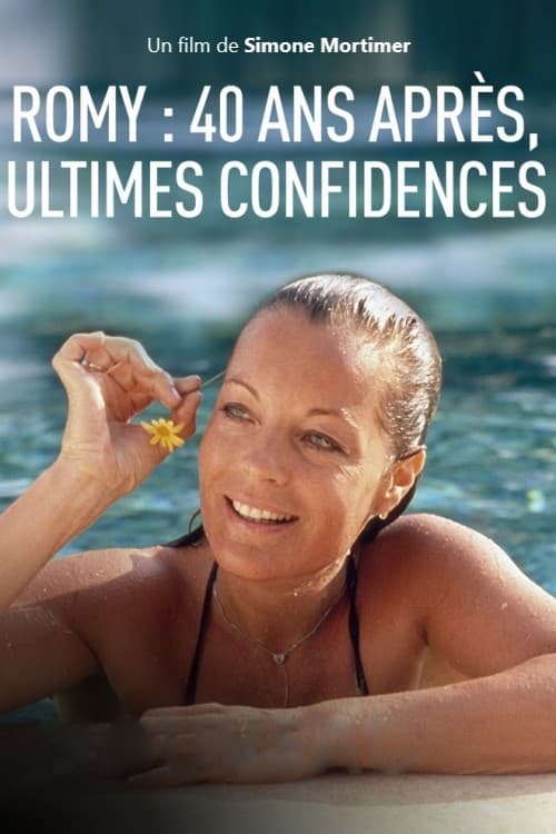 Jaquette Romy: 40 ans après, ultimes confidences