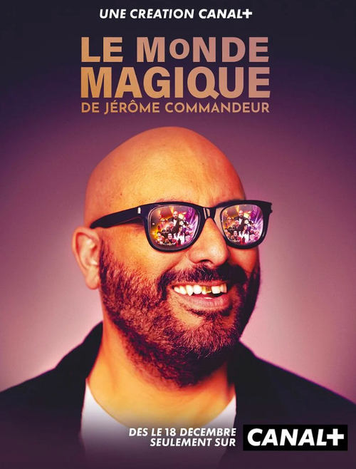 Jaquette Le monde magique de Jérôme Commandeur