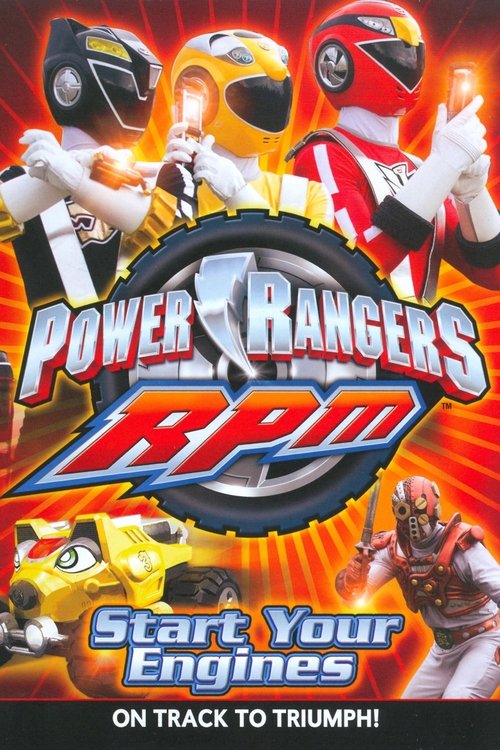 Jaquette Power Rangers RPM: Start Your Engines