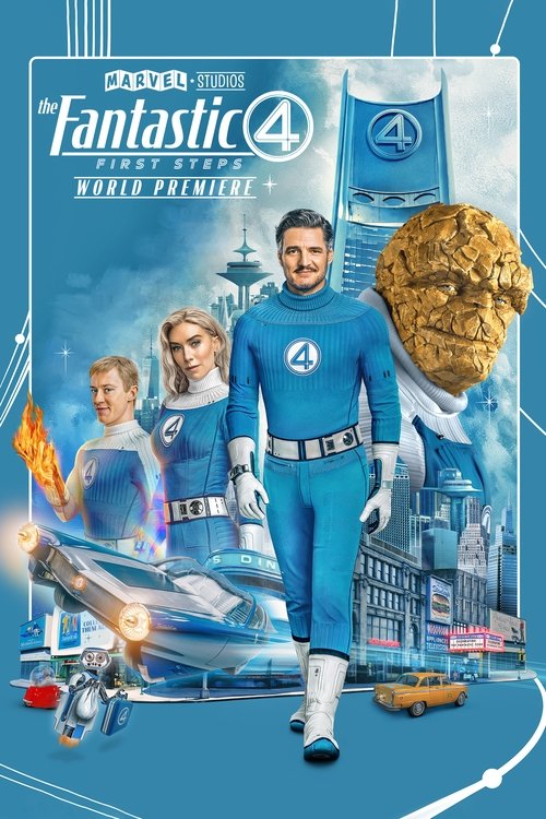 Jaquette Marvel Studios' The Fantastic Four: First Steps - World Premiere