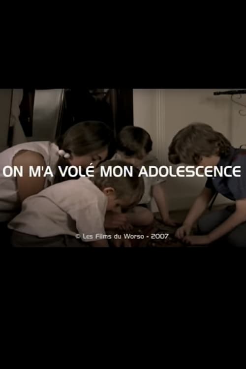 Jaquette On m'a volé mon adolescence