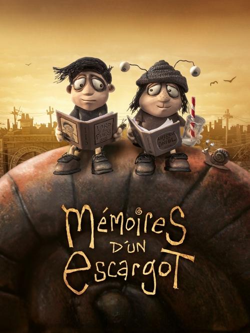 Jaquette Mémoires d’un escargot