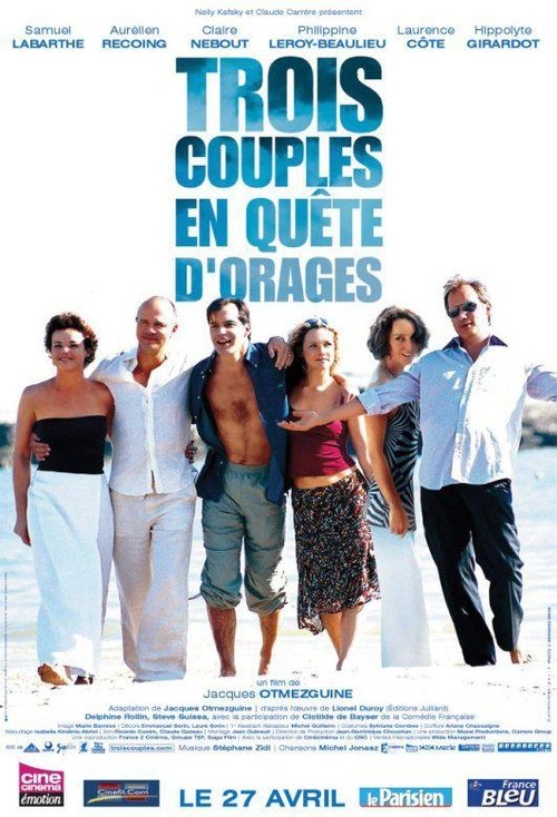 Jaquette Trois couples en quête d'orages