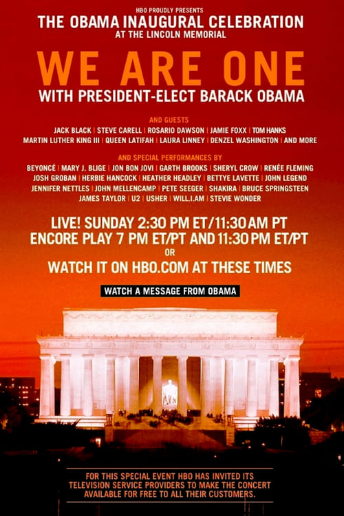 Jaquette We Are One With President-Elect Barack Obama