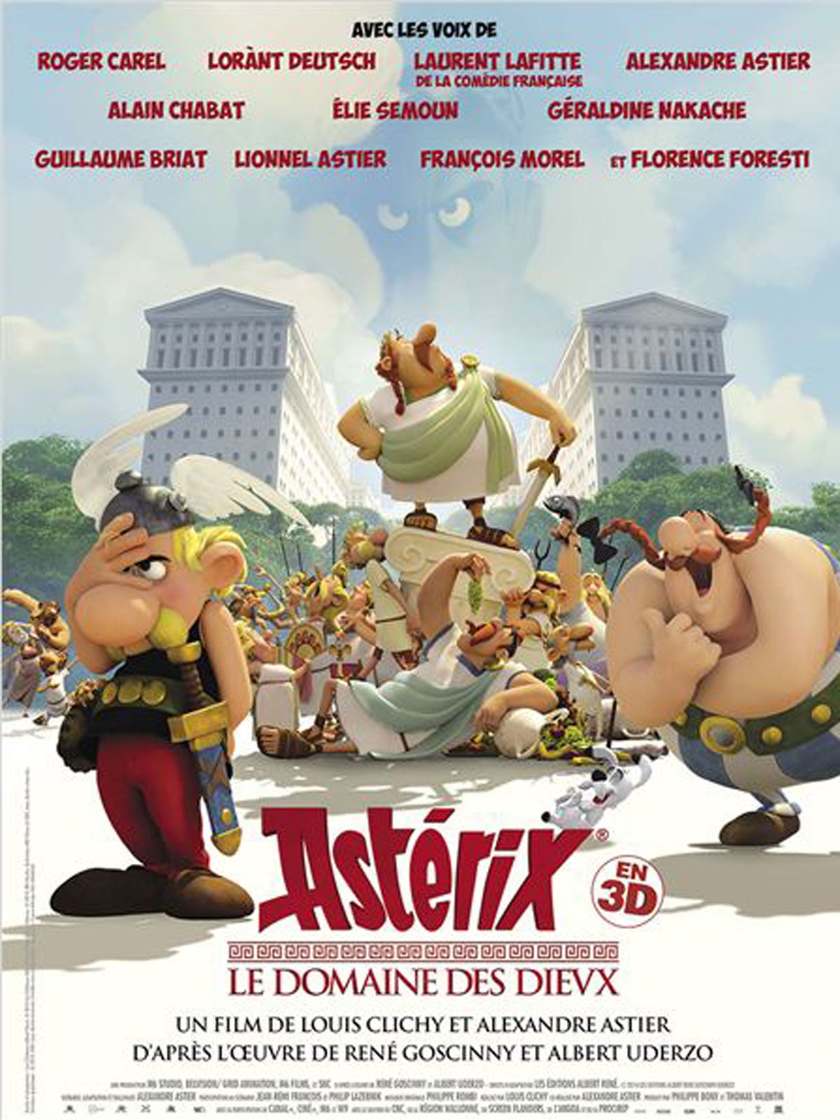Jaquette Astérix - Le Domaine des Dieux