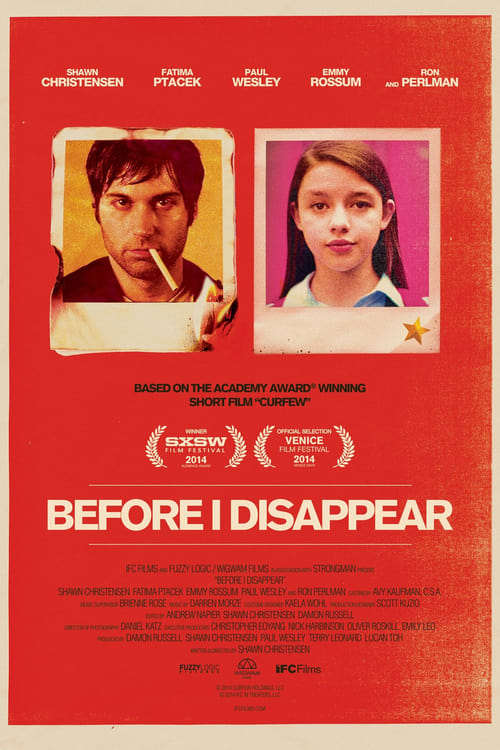Jaquette Before I Disappear