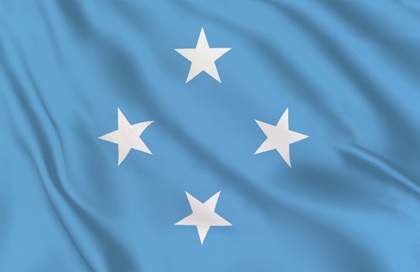 Drapeau MICRONÉSIE ETATS FÉDÉRÉS DE